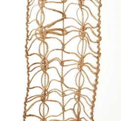 Natural Jute Loose Weave Ribbon - Design C Lace Store