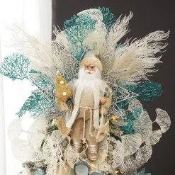 Natural Seaside Standing Santa Christmas Ornament Natural Seaside Standing Santa Christmas Ornament Cheap
