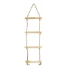 Natural Wooden Rope Ladder Hanging Ornament Fashion