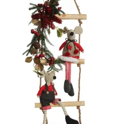 Natural Wooden Rope Ladder Hanging Ornament Fashion