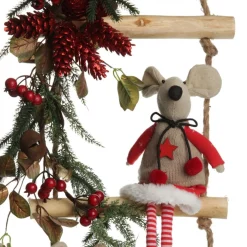 Natural Wooden Rope Ladder Hanging Ornament Fashion