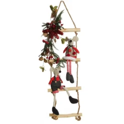 Natural Wooden Rope Ladder Hanging Ornament Fashion