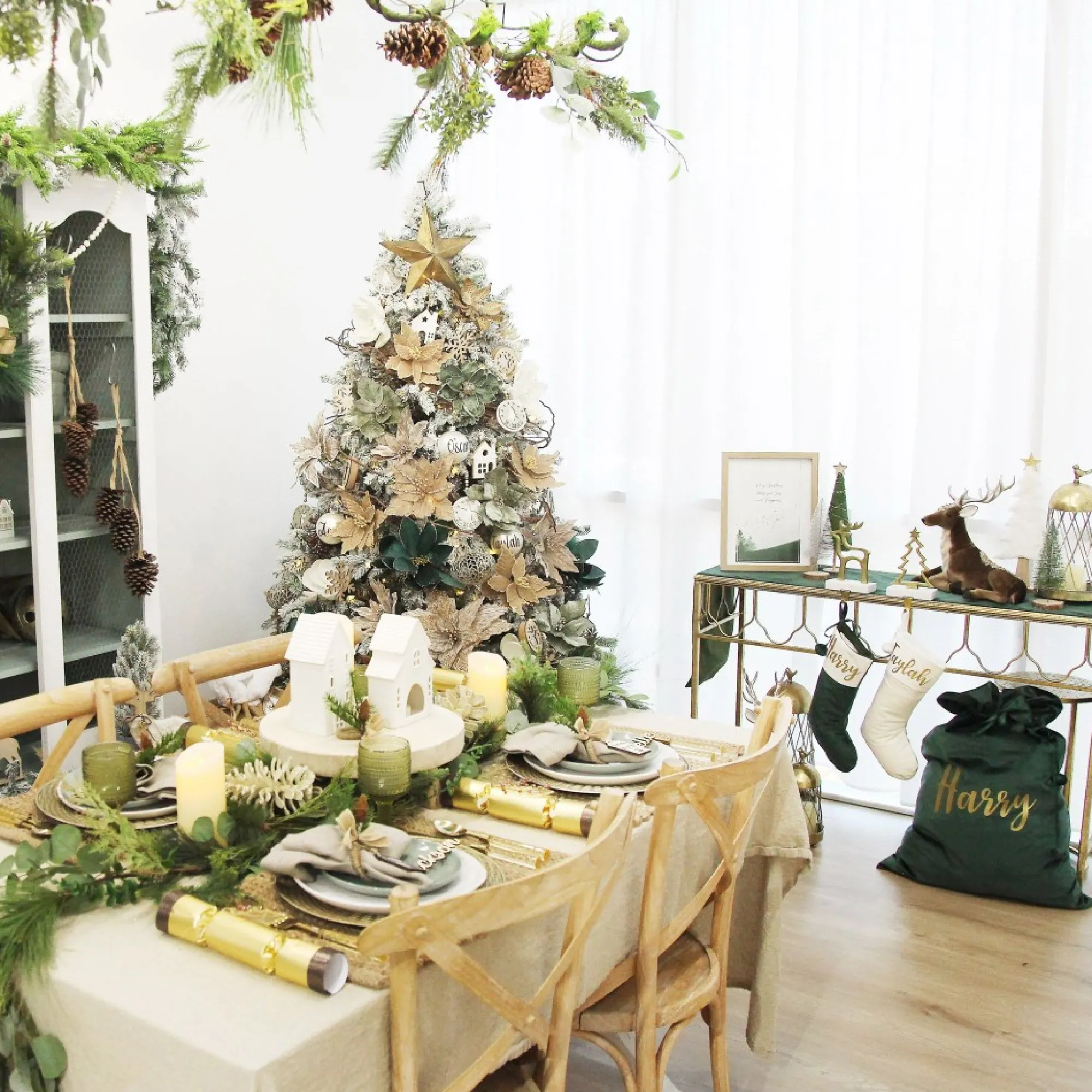 Nordic Christmas Village Poster Best Sale