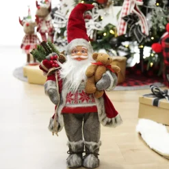 Nordic Standing Santa Christmas Ornament Outlet