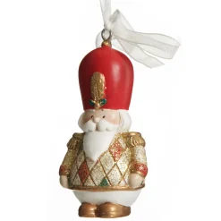 Nutcracker and Teddy Bear Christmas Decoration - Set of 2 Outlet
