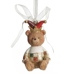 Nutcracker and Teddy Bear Christmas Decoration - Set of 2 Outlet
