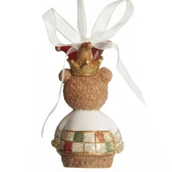 Nutcracker and Teddy Bear Christmas Decoration - Set of 2 Outlet