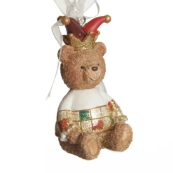 Nutcracker and Teddy Bear Christmas Decoration - Set of 2 Outlet
