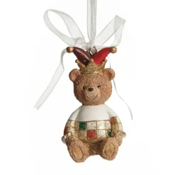 Nutcracker and Teddy Bear Christmas Decoration - Set of 2 Outlet