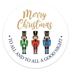 Nutcracker Merry Christmas To All Wreath Plaque Store