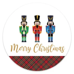 Nutcracker Merry Christmas To All Wreath Plaque Store