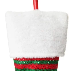 Pair of Red and Green Striped Christmas Elf Legs - Large Cheap