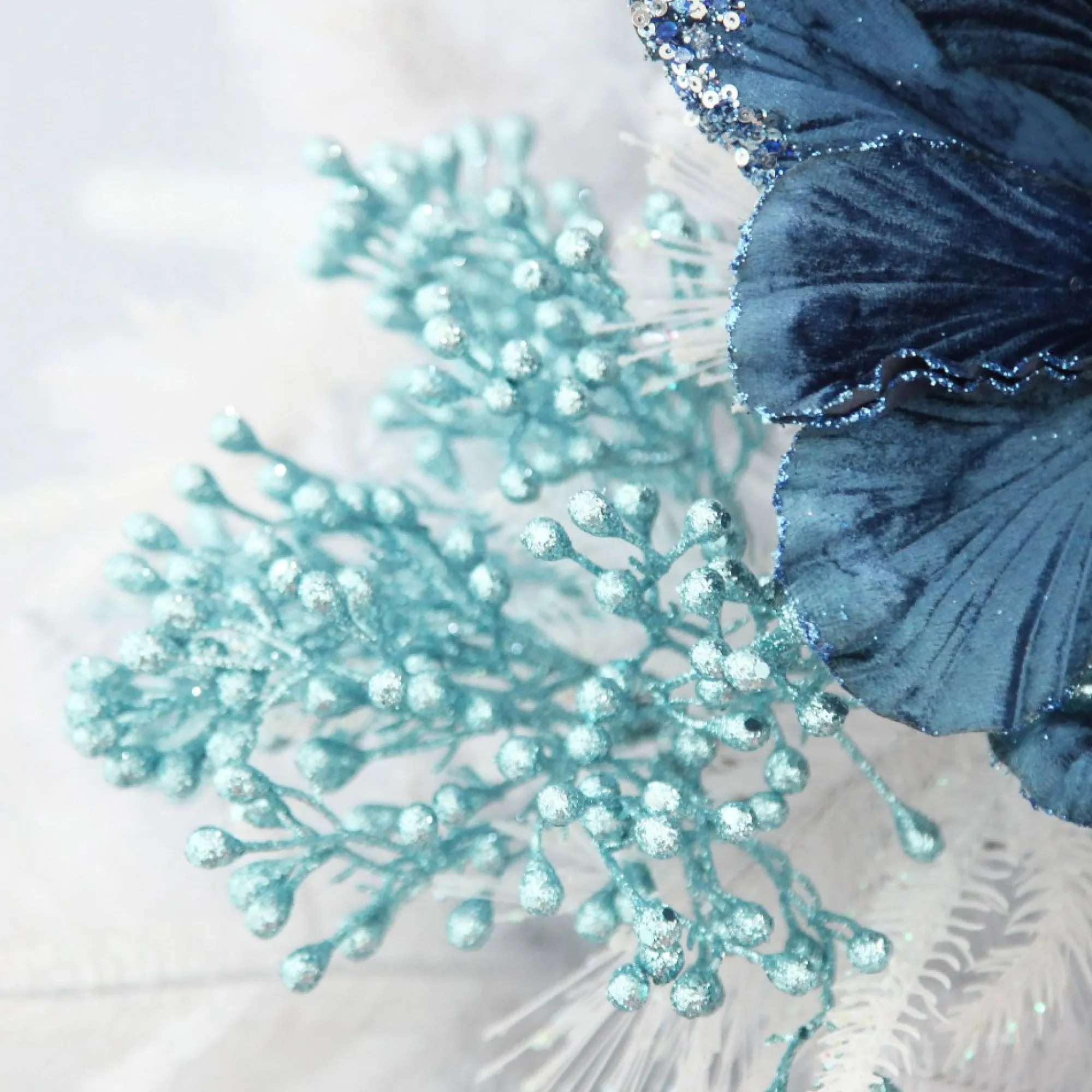 Pale Blue Glitter Berry Pick - Set of 2 Best Sale