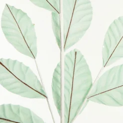 Pale Blue Glitter Leaf Spray Discount