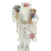 Pastel and White Santa Christmas Ornament Fashion