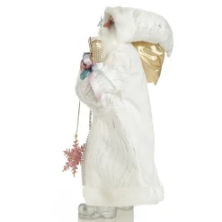 Pastel and White Santa Christmas Ornament Fashion