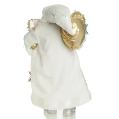 Pastel and White Santa Christmas Ornament Fashion