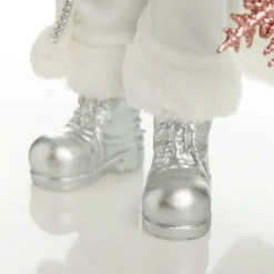 Pastel and White Santa Christmas Ornament Fashion