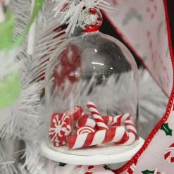 Peppermint Candy Filled Dome Hanging Christmas Tree Decoration Shop