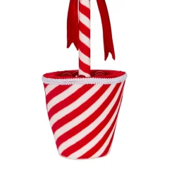 Peppermint Velvet Lollipop in Candy Cane Stripe Topiary Pot Clearance