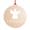 Personalised Angel Cutout Christmas Decoration Clearance
