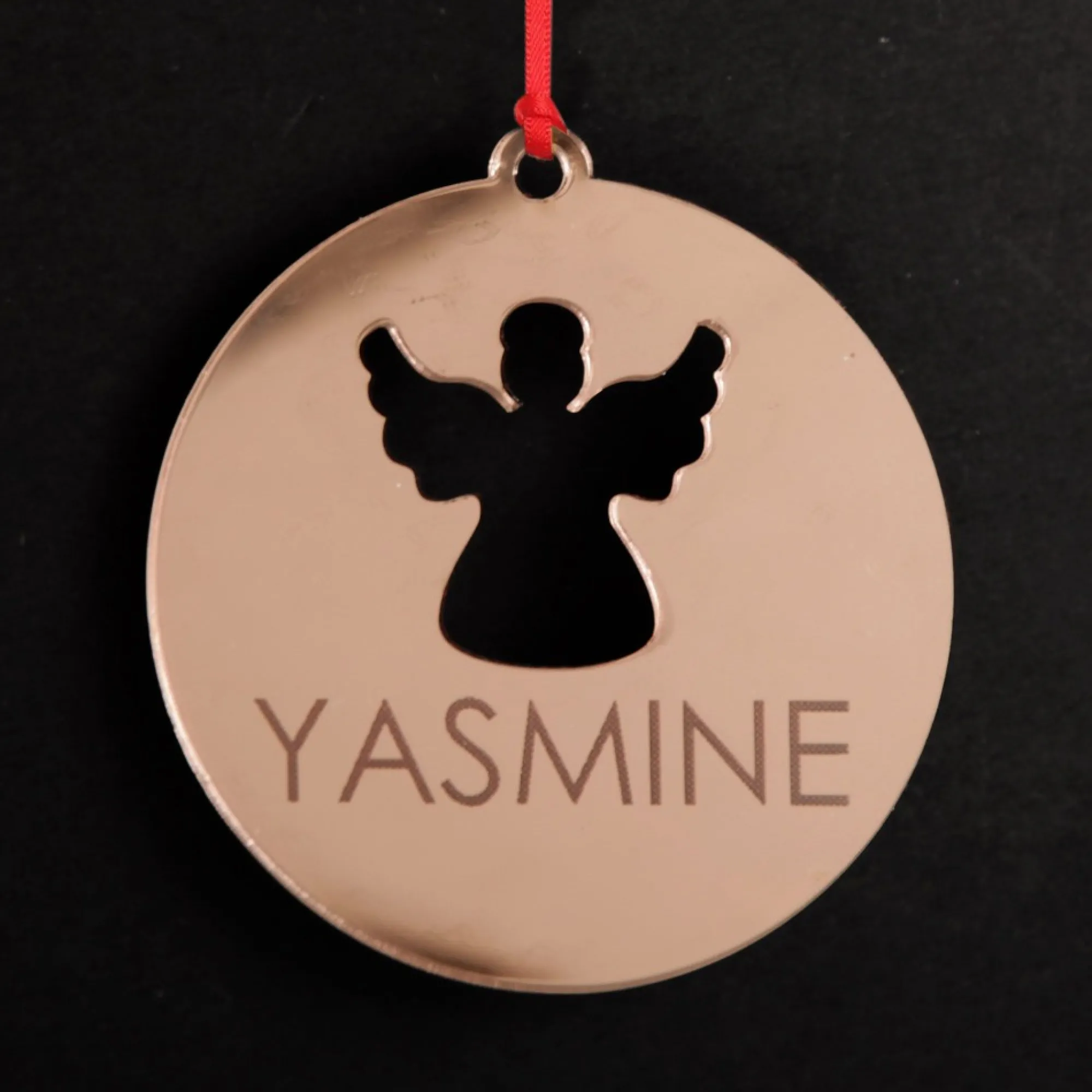 Personalised Angel Cutout Christmas Decoration Clearance