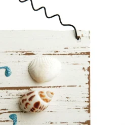 Personalised Arched Beach Christmas Wood Plaque Hot