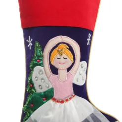 Personalised Ballerina Christmas Stocking Shop