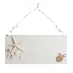 Personalised Beach Christmas Wood Plaque Cheap