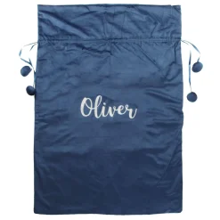 Personalised Blue Velvet Santa Sack Fashion