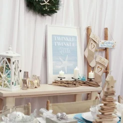 Personalised Burlap Heart Christmas Stocking Flash Sale