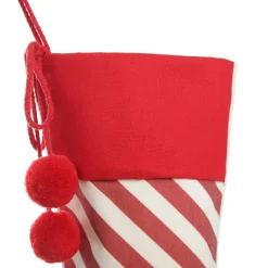 Personalised Candy Cane Stripe Christmas Stocking Clearance