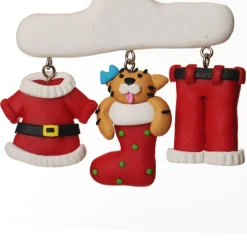 Personalised Cat Charm Christmas Decoration New