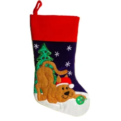 Personalised Cat Christmas Stocking Hot