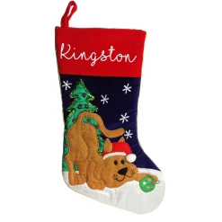 Personalised Cat Christmas Stocking Hot