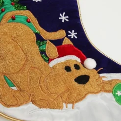 Personalised Cat Christmas Stocking Hot