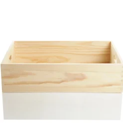 Personalised Christmas Eve Wooden Crate - Scroll Design Cheap