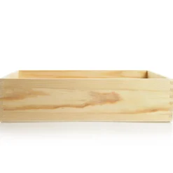 Personalised Christmas Eve Wooden Crate - Scroll Design Cheap