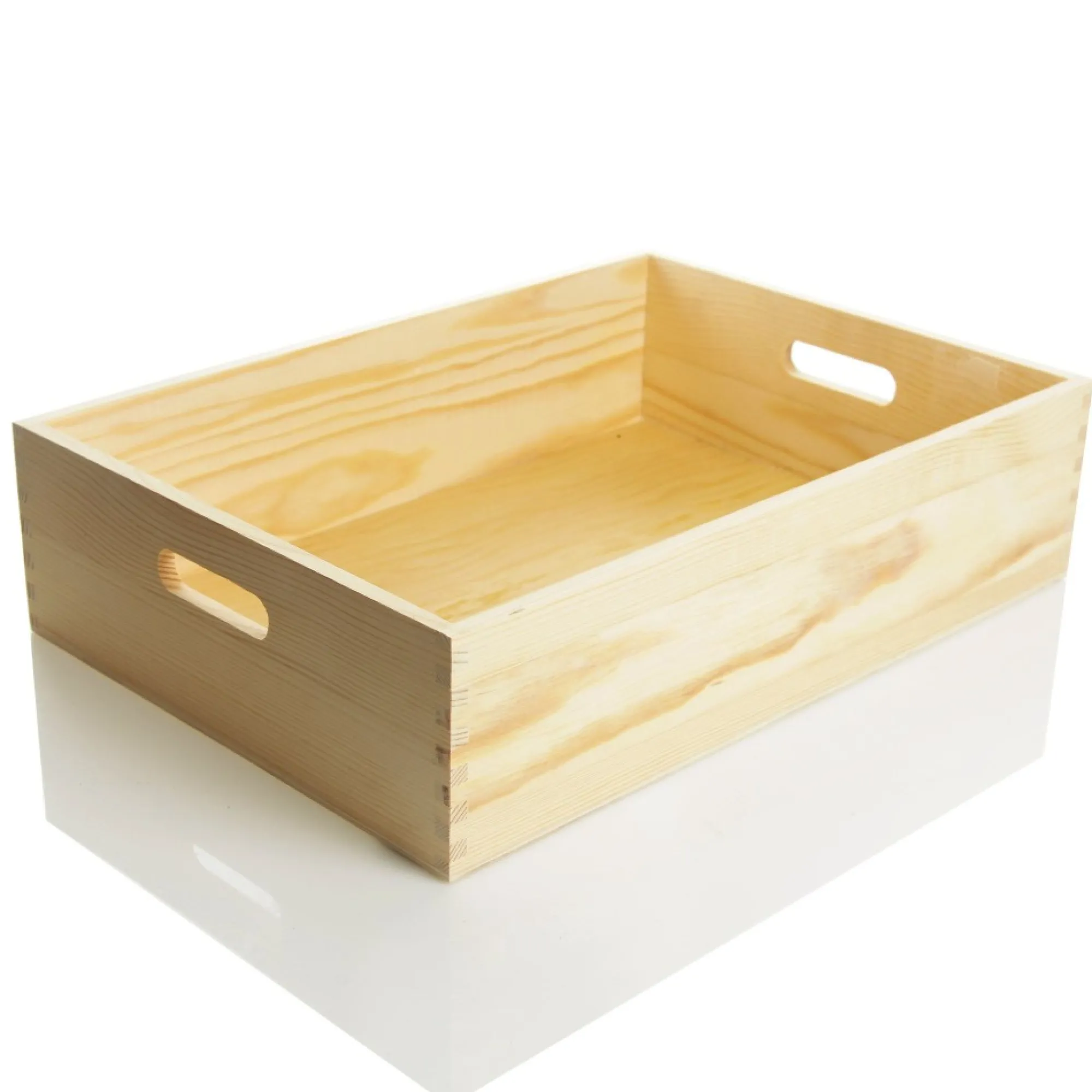 Personalised Christmas Eve Wooden Crate - Holly Design Best