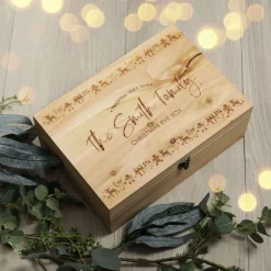 Personalised Christmas Parade Wooden Christmas Eve Box Clearance
