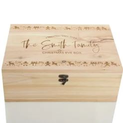 Personalised Christmas Parade Wooden Christmas Eve Box Clearance