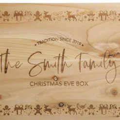 Personalised Christmas Parade Wooden Christmas Eve Box Clearance