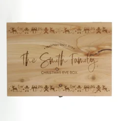 Personalised Christmas Parade Wooden Christmas Eve Box Clearance
