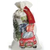 Personalised Christmas Vintage Car Santa Sack Discount