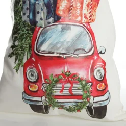 Personalised Christmas Vintage Car Santa Sack Discount