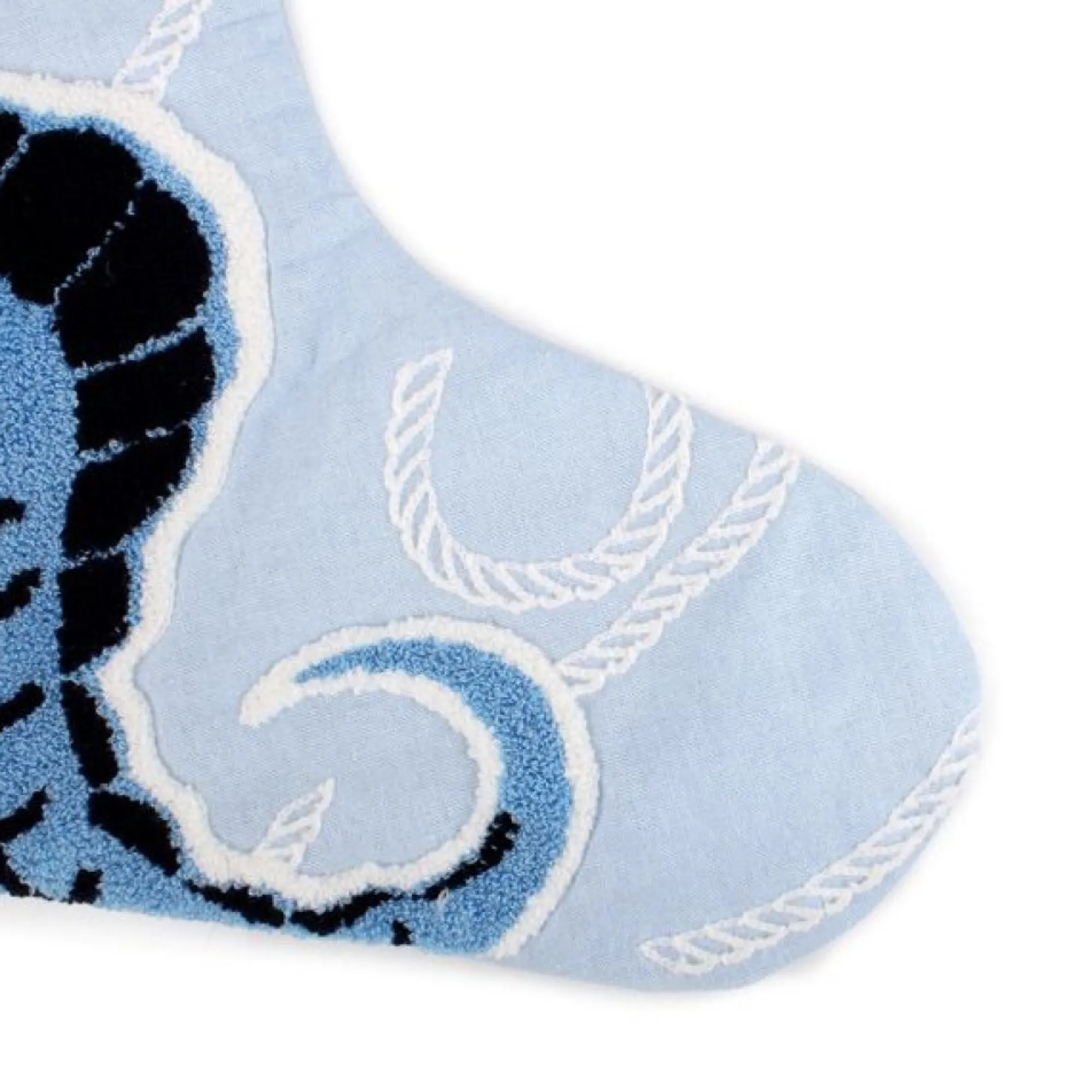 Personalised Coastal Seahorse Christmas Stocking Outlet