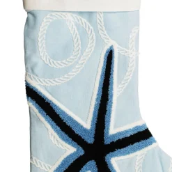 Personalised Coastal Starfish Christmas Stocking Clearance