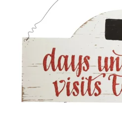 Personalised Countdown to Christmas Arched Wood Plaque Flash Sale