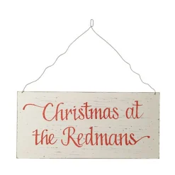 Personalised Country Christmas Wood Plaque Best