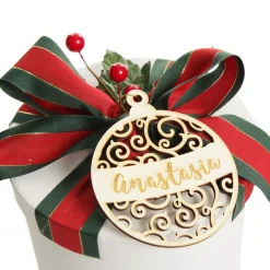 Personalised Cutout Bauble Christmas Decoration Sale